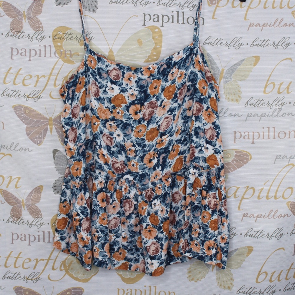 Current/Elliott The Strappy Tank dusty bowl floral